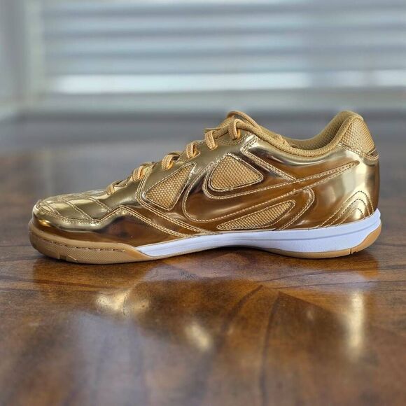 Nike Gato LV8 Metallic Gold White Gum Sneakers Men\'s Size 10 New LE IB3566-700